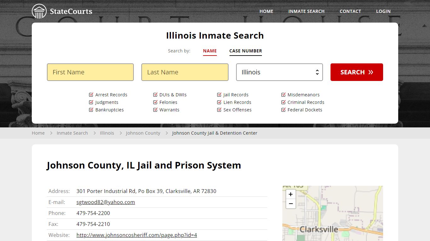 Johnson County Jail & Detention Center Inmate Records Search, Illinois ...